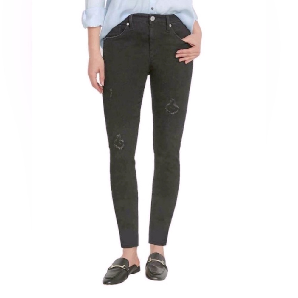 David Bitton Buffalo Jess Rip and‎ Repair Mid-Rise
Skinny Black Jeans 10/30